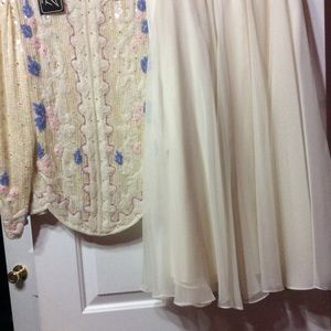 2 pc Sequins Top & Skirt